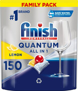 Finish FINISH Quantum 150szt All in 1 Lemon kapsułki do zmywarki Finish