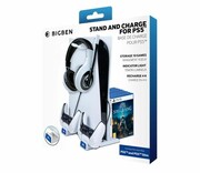 BIGBEN PS5/PS5 Slim Podstawka na konsolę z ładowarką do DualSense PS5/PS5 Slim Podstawka na konsolę z ładowarką do DualSense BIGBEN