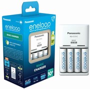 PANASONIC Eneloop ładowarka Basic Charger BQCC51 + AA 4 szt. Eneloop ładowarka Basic Charger BQCC51 AA 4 SZT. PANASONIC
