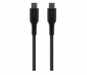 FIXED Kabel Liquid Silicone USB-C/USB-C 2m 60W czarny FIXDLS-CC2-BK Kabel Liquid Silicone USB-C/USB-C 2m 60W czarny FIXDLS-CC2-BK FIXED