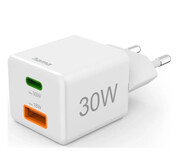 Hama Ładowarka sieciowa Mini 30W 1xUSB-C, 1xUSB-A Hama