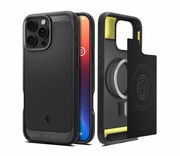 SPIGEN Rugged Armor Mag Magsafe do iPhone 16 Pro Matte Black ACS08115 Rugged Armor Mag Magsafe do iPhone 16 Pro Matte Black ACS08115 SPIGEN