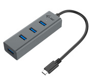 i-tec USB-C Thunderbolt 4x USB 3.0 Metal HUB 28cm i-tec