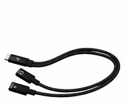 I-TEC USB-C Cable Splitter Audio/Data Power Delivery 100W C31DUALSPLITTERCBLPD USB-C Cable Splitter Audio/Data Power Delivery 100W C31DUALSPLITTERCBLPD I-TEC