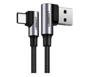 UGREEN Kabel USB-A do USB-C (kątowy) 0,5m UGREEN