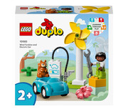 LEGO DUPLO 10985 Turbina wiatrowa i samochód elektryczny LEGO