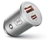 3mk Ładowarka Samochodowa Hyper Car Charger 45W USB-C + USB-A 3mk