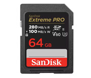 Sandisk 64GB SDXC Extreme PRO 280MB/s V60 UHS-II Sandisk