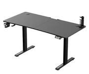 Ultradesk LEVEL V2 (Czarne - bez podkładki) (elektryczna regulacja) Ultradesk