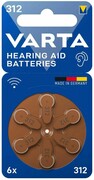 VARTA Bateria do aparatu słuchowego 312 / PR41 (6 szt.) 24607101416 Bateria do aparatu słuchowego 312 / PR41 (6 szt.) 24607101416 VARTA