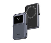 UGREEN Powerbank magnetyczny 10000mAh Uno PB572, Qi 7.5W szary UGREEN