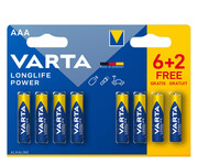 Varta Longlife Power AAA (8 szt.) (6+2) Varta