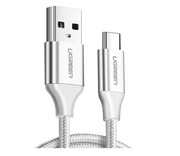 UGREEN Kabel USB do USB-C QC3.0 2m US288 (biały) UGREEN