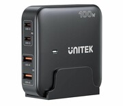 UNITEK Ładowarka biurkowa GaN 100W 2x USB-A 2x USB-C P1229ABK01-EU Ładowarka biurkowa GaN 100W 2x USB-A 2x USB-C P1229ABK01-EU UNITEK