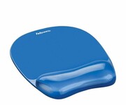 Podkładka żelowa przed klawiaturę FELLOWES Crystal niebieska Podkładka żelowa przed klawiaturę Crystal niebieska FELLOWES