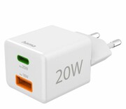 HAMA Ładowarka sieciowa Mini 20W 1xUSB-C, 1xUSB-A 4047443516503 Ładowarka sieciowa Mini 20W 1xUSB-C 1xUSB-A 4047443516503 HAMA