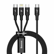 Baseus CAMLT-SC01 Baseus Rapid  Kabel 3w1 Type-C USB-C Micro Lightning do iPhone Power Delivery 20W 18W 3.5A