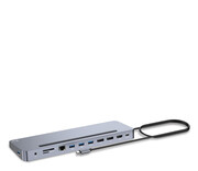 i-tec USB-C - Metal Ergonomic 4K 3x Display Docking Station PD100W i-tec