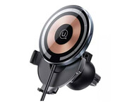 USAMS Uchwyt indukcyjny 15W 2w1 magnetyczny do kratki wentylacyjne USAMS