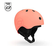 Scoot & Ride Kask Ochronny z ocieplaczem S-M dla dzieci 3+ Peach Scoot & Ride