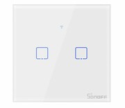 Sonoff Dotykowy Włącznik T1 EU TX (WiFi+RF433 2-kanałowy) Dotykowy Włącznik T1 EU TX (WiFi RF433 2-kanałowy) Sonoff