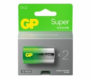 GP Baterie alkaliczne Super D/LR20 1,5V (2 sztuki) Baterie alkaliczne Super D/LR20 1,5V (2 sztuki) GP