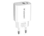 Wozinsky Ładowarka sieciowa USB-A USB-C 20W biała WGWCW Wozinsky