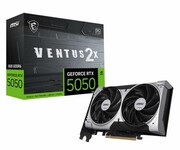 MSI GeForce RTX 5050 Ventus 2X OC 8GB GDDR6 DLSS4 5050 8G VENTUS 2X OC GeForce RTX 5050 Ventus 2X OC 8GB GDDR6 DLSS4 5050 8G VENTUS 2X OC MSI
