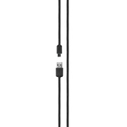 Xqisit KABEL USB-microUSB XQISIT 1.8m czarny w oplocie # Xqisit