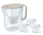 Brita Dzbanek Essential XL piaskowy + 3 wkłady filtrujące MAXTRAPR Brita