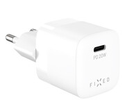 FIXED Ładowarka sieciowa USB-C Travel Charger 20W Mini (biały) FIXED