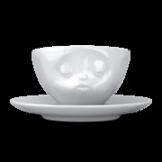 Filiżanka do espresso porcelanowa CAŁUJĄCA BUŹKA - TASSEN - 58Products - T011501