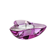 Ozdobny świecznik tealight AURA, różowy - STELTON - x-32-3