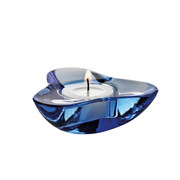 Ozdobny świecznik tealight AURA, ciemny niebieski - STELTON - x-32-2