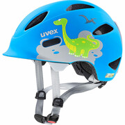 Kask rowerowy dla dzieci Uvex Oyo style dino blue matt