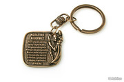 Kolor Stare Złoto Breloczek Kierowcy Św. Krzysztof