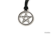 Amulety Wisiorek Srebrny Pentagram
