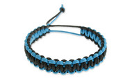 Hippie Bransoletka Czarno Niebieska