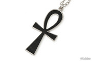 Amulety Czarny Krzyż Ankh Wisiorek