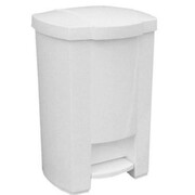 Kosz na śmieci 12l na pedał biały