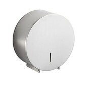 Metalowy Pojemnik na Papier Toaletowy Jumbo P200 stal matowa dla rolek do 23cm