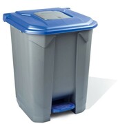 Kosz na śmieci 30 l na pedał pokrywa niebieską