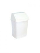 Kosz na śmieci 25 l uchylny biały