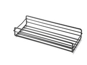 Półka łazienkowa metal drut Czarna na przylepiec