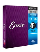 Struny do gitary akustycznej ELIXIR POLYWEB 80/20 Bronze 13-56 ELIXIR STRINGS