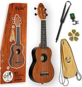 Ukulele sopranowe + akcesoria K2-MAH ORTEGA