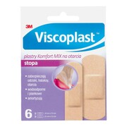VISCOPLAST STOPA Plastry Komfort Mix na otarcia 6
