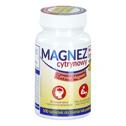 Magnez Cytrynowy B Complex (Magnez B6 Uniphar) tabletki 100