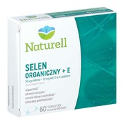 Naturell selen organiczny + E tabletki do ssania 60