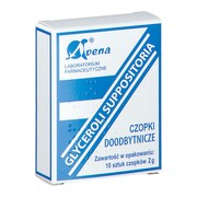 Czopki glicerynowe Avena 2 g 10